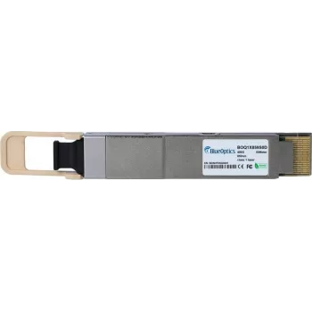 BlueOptics Supermicro TRX-QSFP112-400G-VR4 Kompatibler QSFP112-Transceiver, MPO-12/APC, 400GBASE-SR4, Multimode-Faser, 850nm, 50m, 0°C bis +70°C, DDM