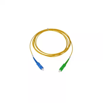 BlueOptics Simplex Fibre Optic Patch Cable SC-UPC/SC-APC Single Mode OS2 9/125µm 50m LSZH Blue/Green