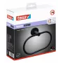 Tesa MOON BLACK Handtuchring selbstklebend Metall pulverbeschichtet Mattschwarz