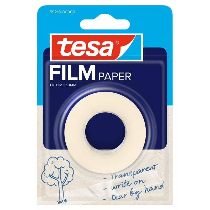 Tesa Film Paper 8x Transparent zum Beschriften und Falten
