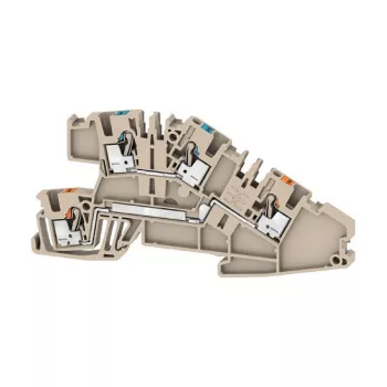 Weidmüller AITB 2.5 BB N-L Durchgangsklemme, blau, Schraubanschluss, 500V, 24A, 2,5 mm², DIN-Schiene