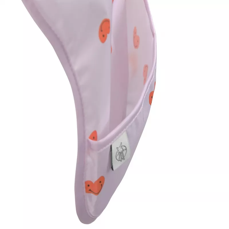 Lassig Wasserdichtes Lätzchen-Set 6m+ Happy Rascals Heart Lavender