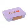 Lassig Bento 12100157012 Little Gang Heart Purple Brotdose