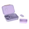 Lassig Bento 12100157012 Little Gang Heart Purple Brotdose