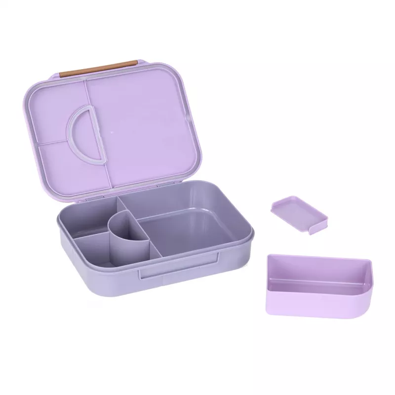 Lassig Bento 12100157012 Little Gang Heart Purple Brotdose