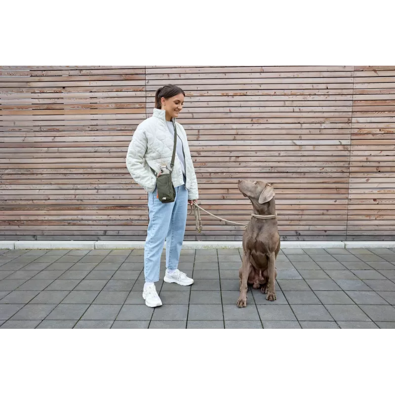 PALOPA 2-in-1 Hunde-Leckerli-Tasche & Flaschenhalter Boudi Dark Olive