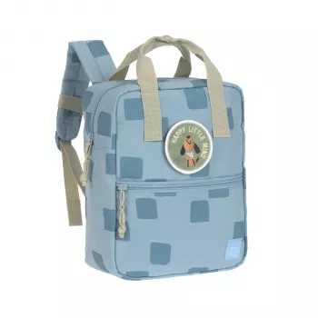 Lassig mini quadratischer Rucksack Pattern Party Blue