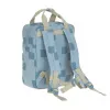 Lassig mini quadratischer Rucksack Pattern Party Blue