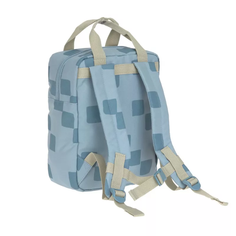 Lassig mini quadratischer Rucksack Pattern Party Blue