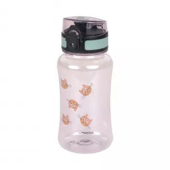 Lassig Tiny Team Tritan Trinkflasche 420ml Kätzchen