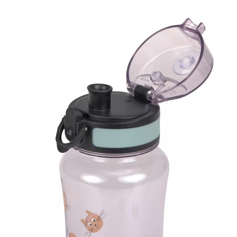 Lassig Tiny Team Tritan Trinkflasche 420ml Kätzchen