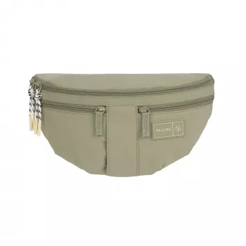 PALOPA Emma Dog Treat Bag Fanny Pack Crinkled Nylon Pale Olive