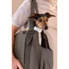 PALOPA Weda Crinkled Chocolate Pet Carrier Bag für Hunde bis 10 kg