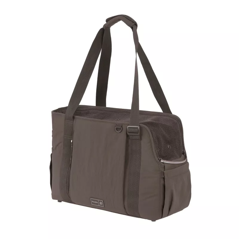 PALOPA Weda Crinkled Chocolate Pet Carrier Bag für Hunde bis 10 kg