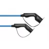 kabelmeister® EV-Ladekabel Mode 3, Typ 2 Stecker auf Kupplung, 3-phasig, 16 A, 11 kW, Blau, 5 m