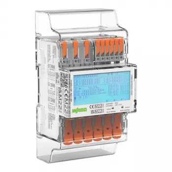WAGO 879-3000 4PU Dreiphasen-Energiezähler Digital 65 A MID-konform 1 Stück