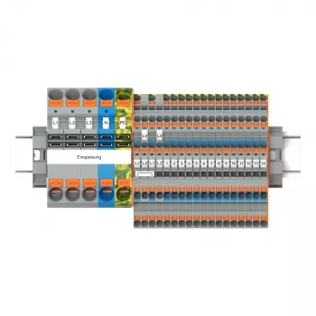 WAGO 821-111 TOPJOB S Hauptverteiler-Set FI/LS mit Drucktaster