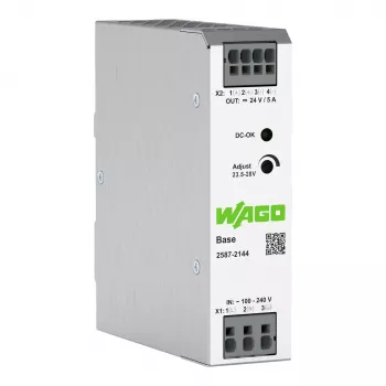 WAGO 2587-2144 Primär getaktetes Netzteil Basis 1-phasig, 24 VDC, 5 A, 120 W, DIN-Schiene