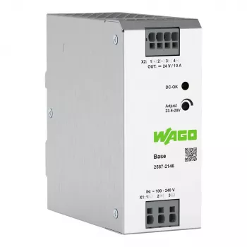 WAGO 2587-2146 Primär getaktetes Netzteil Basis 1-phasig 24V 10A 240W DIN-Schiene