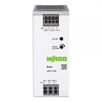 WAGO 2587-2146 Primär getaktetes Netzteil Basis 1-phasig 24V 10A 240W DIN-Schiene