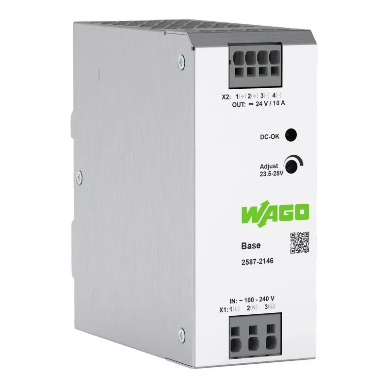 WAGO 2587-2146 Primär getaktetes Netzteil Basis 1-phasig 24V 10A 240W DIN-Schiene
