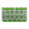 WAGO 221-430 COMPACT 2-Leiter-Verbinder, 0,2-4 mm², 15 Stück, Green Range
