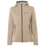 Vaude Idris Fleece Hoody Damen Linen Größe M