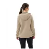 Vaude Idris Fleece Hoody Damen Linen Größe M