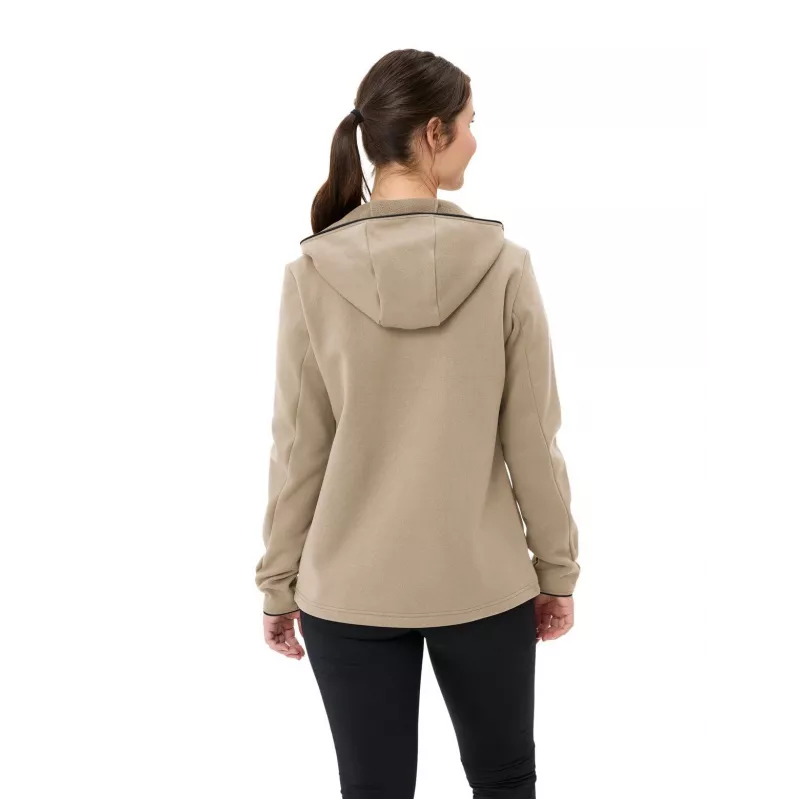 Vaude Idris Fleece Hoody Damen Linen Größe M