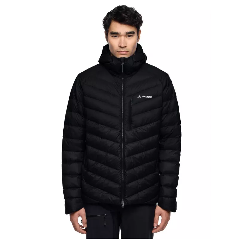 Vaude Monviso Daunenjacke mit Kapuze - Schwarz, Größe L