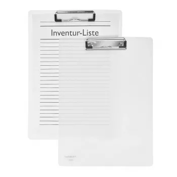 FolderSys Transparente Klemmbrett A4