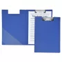 FolderSys A4 Klemmbrettmappe Blau Polypropylen PP Klemmmechanismus mit Stifthalter