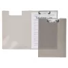 Foldersys Transparente Klemmbrettmappe A4 PVC