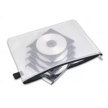 Foldersys B5 Reißverschlusstasche transparent