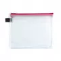 Foldersys B6 Zippbeutel Transparent PVC Dokumententasche