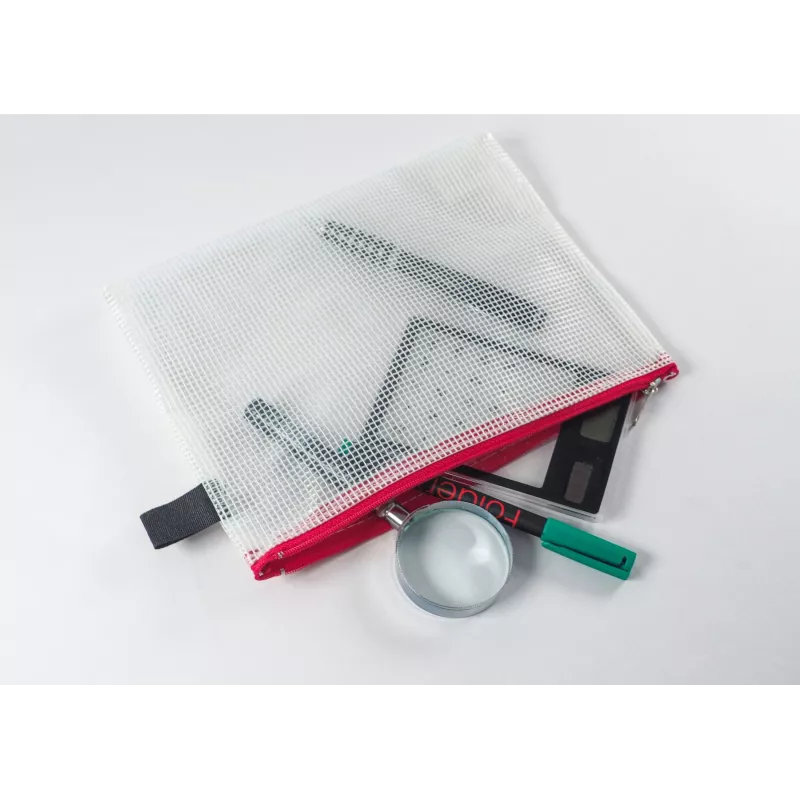 Foldersys B6 Zippbeutel Transparent PVC Dokumententasche