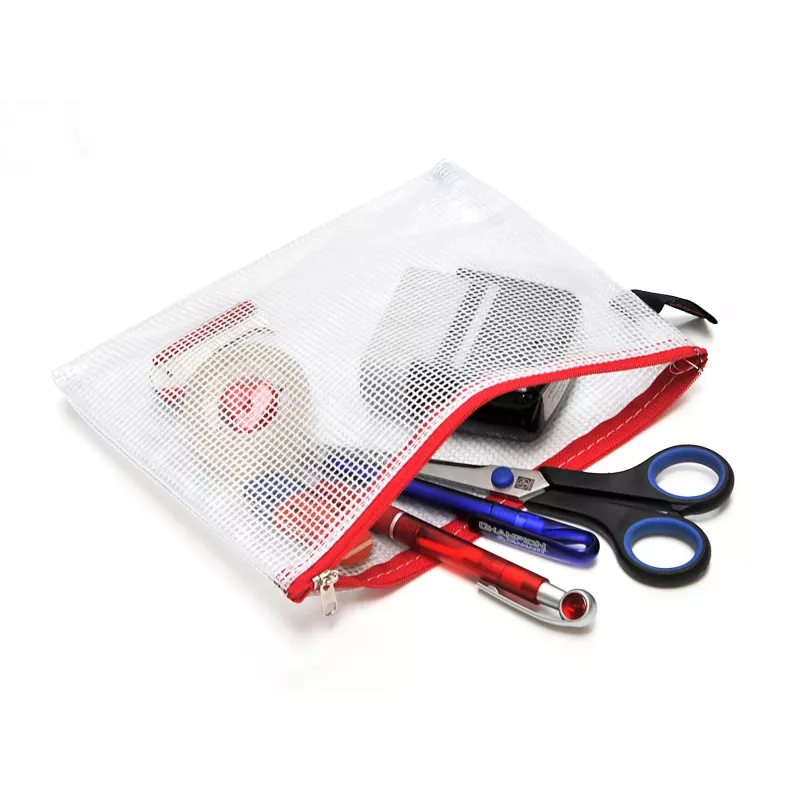 Foldersys B6 Zippbeutel Transparent PVC Dokumententasche
