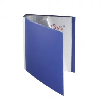 FolderSys Display Book A4 40 Sleeves Blue