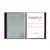 FolderSys Display Book A4 Black with 30 Pockets