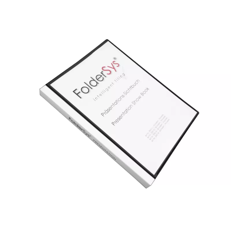Foldersys Display Book A4 Schwarz 40 Hüllen