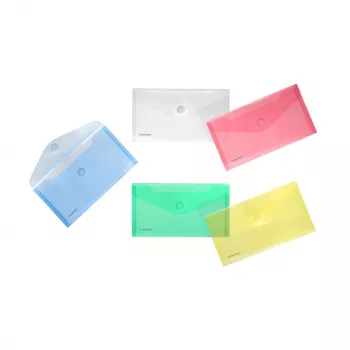 FolderSys Dokumentensammelhülle DIN Lang sortiert transparent 10er-Pack