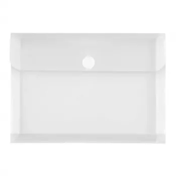FolderSys Dokumententasche 40114-04 DIN A5 Querformat mit Dehnfalte transparent