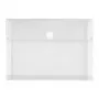 FolderSys Dokumententasche 40114-04 DIN A5 Querformat mit Dehnfalte transparent