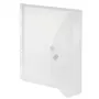 FolderSys Expanding Filing Pockets A4 Transparent Filing Margin Gusset 20mm Pack of 10