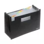 FolderSys Expanding File Folder 12 Compartments Black