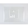 FolderSys A4 Quer-Sichttasche mit CD/Jewel Case Tasche, transparent, 10er-Pack