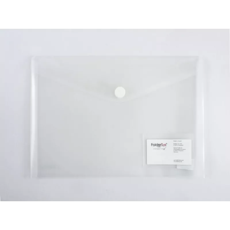 FolderSys 10 Dokumentenhüllen Transparent Glatt A4