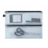 FolderSys A4 Zipper Pouch Dokumentenbeutel Transparent