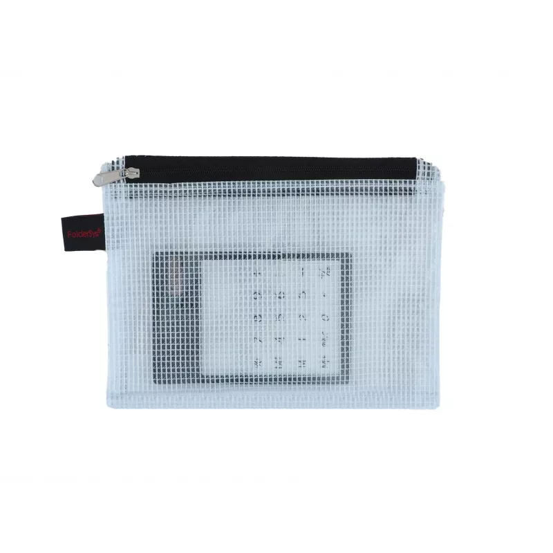 FolderSys A6 Zipper-Beutel Transparent PVC