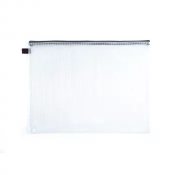 FolderSys A3 Dokumenten-Reißverschlusstasche transparent PVC
